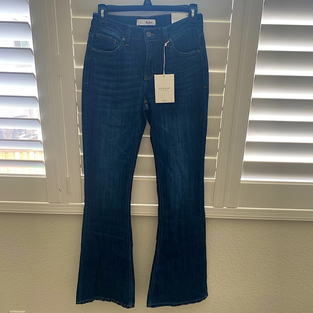 Kancan mid rise flare jeans